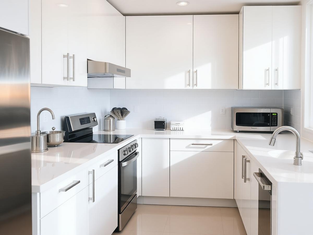 Sparkling modern kitchen